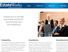Tablet Screenshot of estateworks.com